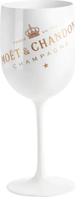 Original Moët & Chandon Acryl Champagnergläser Ice Imperial Weiß Inkl. Untersetzer -Leonardo Verkäufe e290a1bc81a5bfac4582099bb30c216b