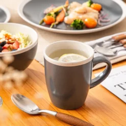 Tafelservice, Vancasso SEESAMI 16-teiliges Kombiservice Aus Steinzeug, Geschirrset Im Modernen Aussehen Für 4 Personen -Leonardo Verkäufe e342a5e1d60decd352b65798897b9d32