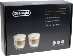 De'Longhi Delonghi Creamy Collection Box 6er Set Cappuccino Gläser DLSC301 (1er Pack) -Leonardo Verkäufe e4c4cfab9c5fda4f8d02a015e2dfd585