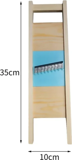 Kartoffel Gitter Gemüseschneider, Hölzern Gemüsereibe Gewelltes Netz Grater Reibe Gemüsehobel -Leonardo Verkäufe e5f70387a1ed409a0ea193301c87240d
