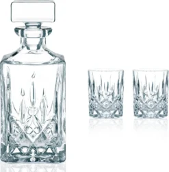 Nachtmann 0091899-0 Noblesse Whisky-Set, 1 X Karaffe/Dekanter + 2 X Whisky-Becher, Klar (1 Set) -Leonardo Verkäufe e6b90dacfb084a06d8b0d9ac0af21eec