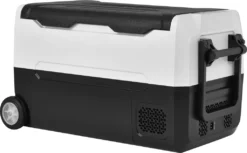 Merax Elektrisch Kühlbox Mit Kompressor 31.5L Schwarz, Mini Kühlschrank Tragbar Kühlleistung Bis -20° C, Gefrierbox 12/24 V Und 230 V Für Büro, Auto, Camping, Garten -Leonardo Verkäufe e7ba25156ec1a6881a04fbbedab74402