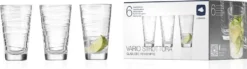 LEONARDO 019450 Vario Struttura Longdrinkbecher, Glas, 280 Ml, Klar (6 Stück) -Leonardo Verkäufe e7de4b6c603ba085524ba76585a70bca