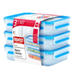 Emsa Frischhaltedose CLIP & CLOSE 3er Set 1,20 Liter Blau 36 Emsa Frischhaltedose CLIP & CLOSE 3er Set 1,20 Liter Blau -Leonardo Verkäufe eef823a588c52862bbb48cf57ba2c3d4