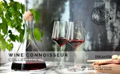 KROSNO Wine Connoisseur Wein Karaffe Rotwein Dekanter, 1000 Ml, Handgemacht -Leonardo Verkäufe ef788eb61609a4d2aa45f67bb0702bce