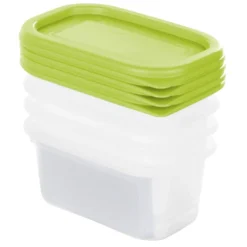 ROTHO Set Gefrierdosen 4 X 0.2 L DOMINO, Farbe:Limettengrün -Leonardo Verkäufe f02a0dc07462d6cca73eff8434ef5416