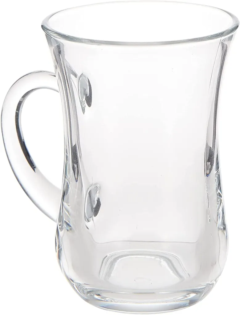 Pasabahce 55411 Keyif Türkische Teegläser Mit Henkel, 145ml, Glas, Transparent, 6 Stück 3 Pasabahce 55411 Keyif Türkische Teegläser Mit Henkel, 145ml, Glas, Transparent, 6 Stück – Bild 3