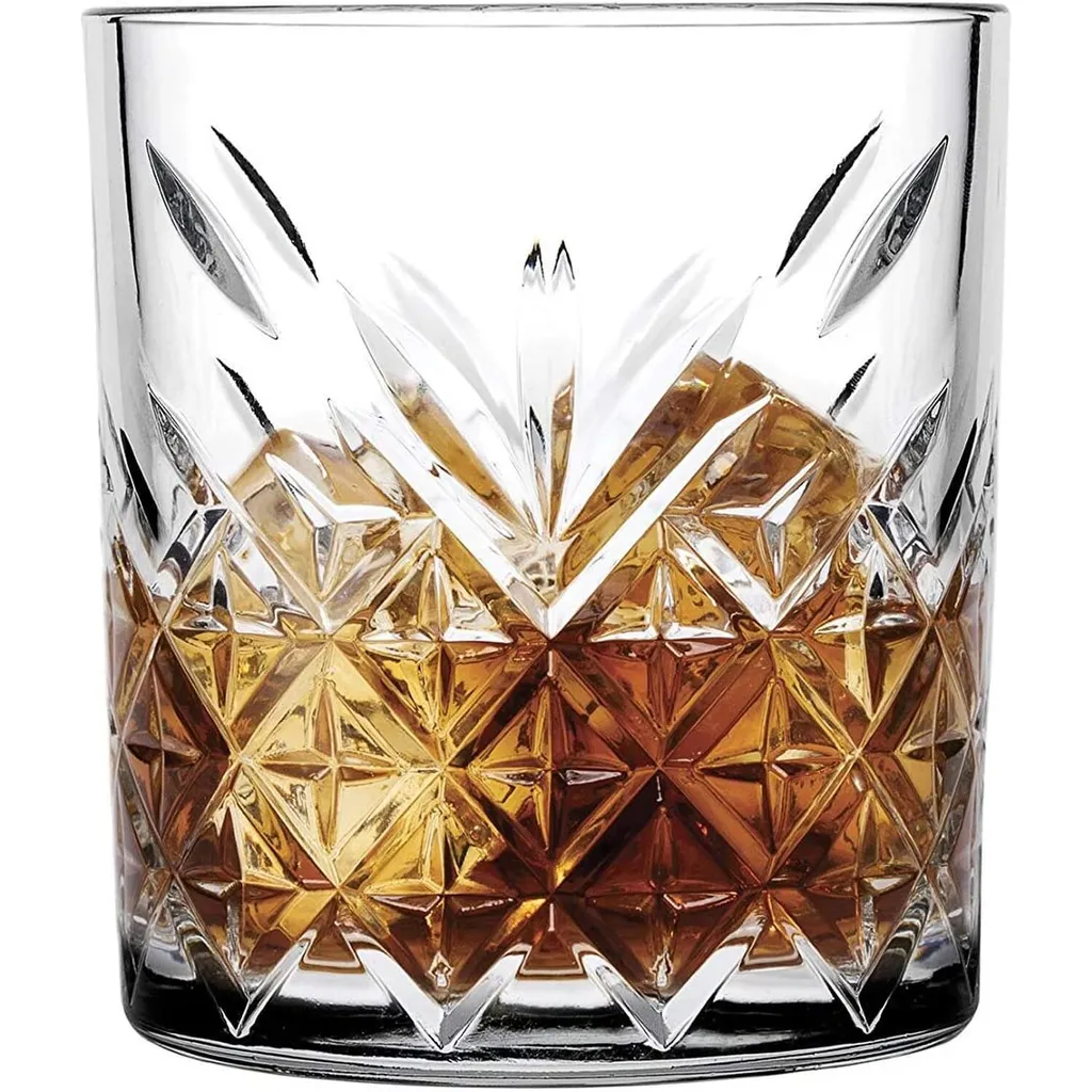 Pasabahce 52790 Whisky Glas Tumbler Timeless Im Kristall-Design, Höhe 9,6 Cm, 345 Ml, 4 Stück, Retro-Design 1 Pasabahce 52790 Whisky Glas Tumbler Timeless Im Kristall-Design, Höhe 9,6 Cm, 345 Ml, 4 Stück, Retro-Design