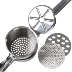 Kartoffelpresse Spätzlepresse Eispresse Aus Edelstahl - Presse Für Spätzle-Kartoffel-Eis Obst Und Gemüse - Inkl. Wechselscheiben -Leonardo Verkäufe f29299e5e14c3096da77965ee09af9fb