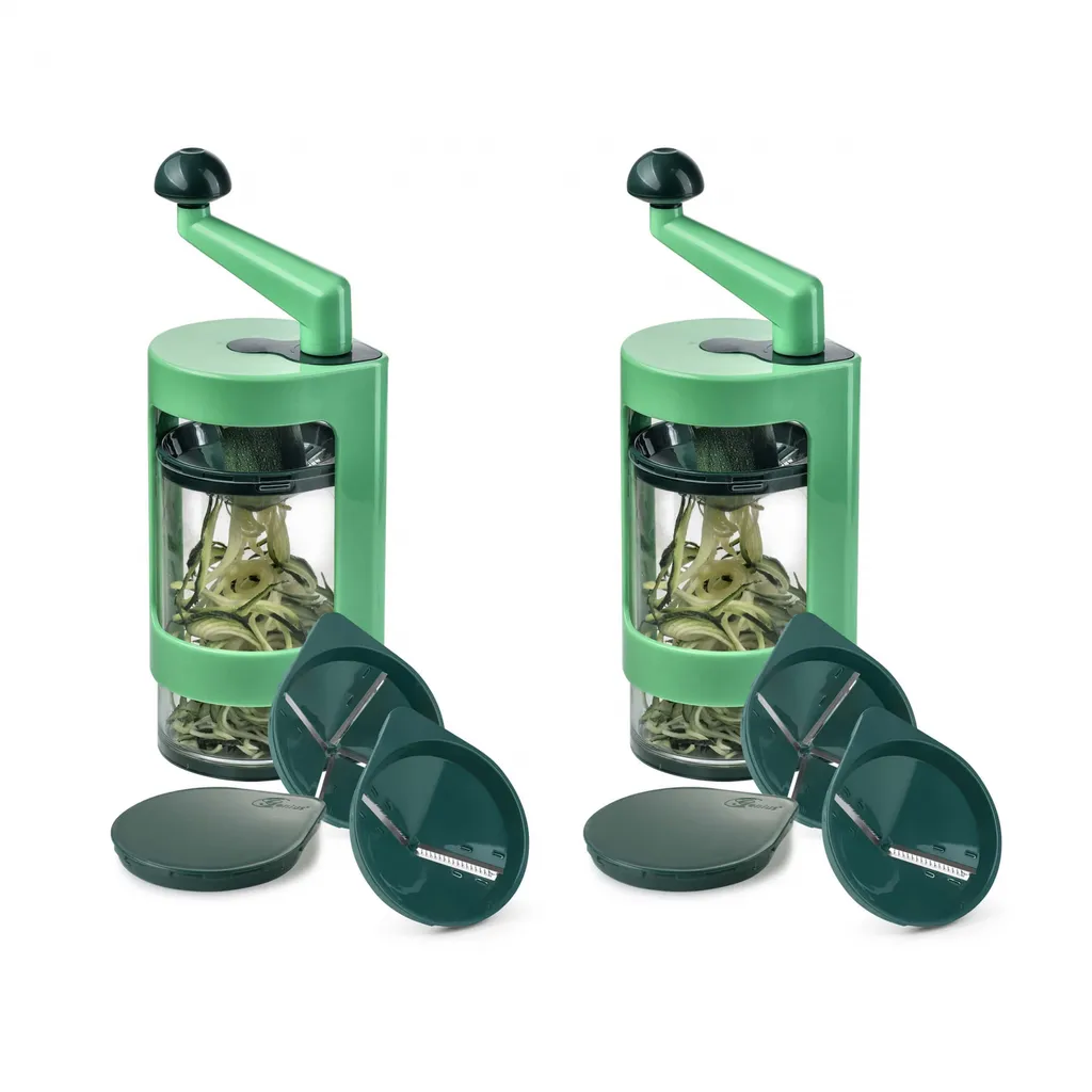 Genius Super Julietti 12tlg Spiralschneider - Gemüseschneider Für Dekorative Spiralen Und Juliettis - Zoodle Maker Für Low Carb-Pasta; A81301 1 Genius Super Julietti 12tlg Spiralschneider - Gemüseschneider Für Dekorative Spiralen Und Juliettis - Zoodle Maker Für Low Carb-Pasta; A81301