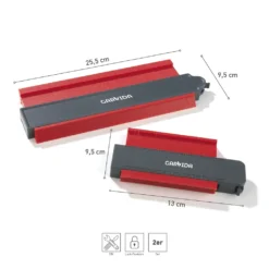 GARVIDA Konturenlehre - 2er-Set Mit 2 Größen - Grau/rot 8 GARVIDA Konturenlehre - 2er-Set Mit 2 Größen - Grau/rot -Leonardo Verkäufe f5eb1ba303eaf7c461e0df0621eaf5f8