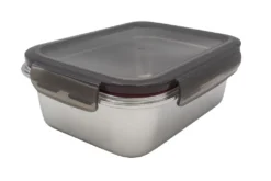 Steuber Edelstahl Frischhaltedose 3er Set, Luftdichter Klickdeckel, Backofengeeignet -Leonardo Verkäufe f7ad9fb6bf89f18c330e2f26439736fe