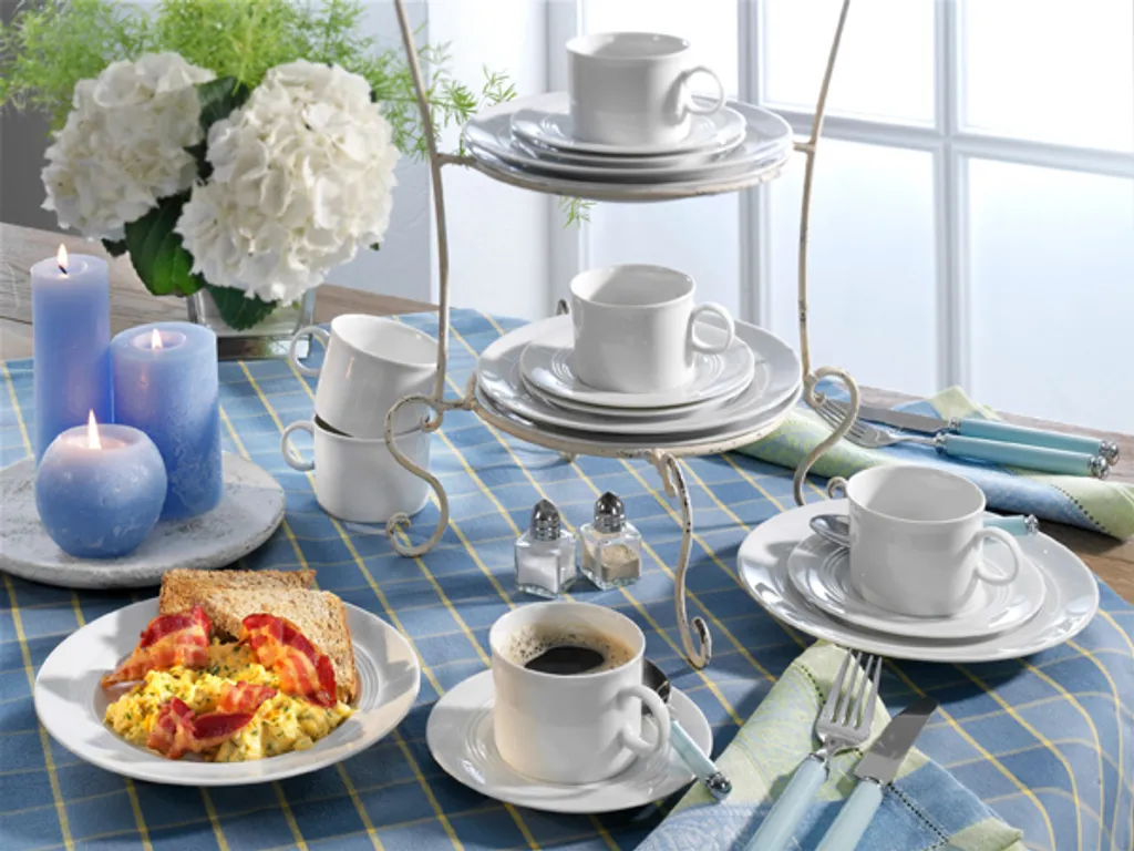 Friesland Kaffee-Service 18tlg Jeverland Weiß 2 Friesland Kaffee-Service 18tlg Jeverland Weiß – Bild 2