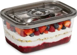 Caso Vakuum-Frischebehälter 3er Set - Für Platzsparende Aufbewahrung (1er Pack) -Leonardo Verkäufe fa8260cead6c4413af74ca65a3a86bf4