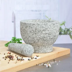 Mörser Aus Granitstein Mit Stößel - 15cm Durchmesser - Höhe: 11cm -Leonardo Verkäufe fb5fdd2b276f580ed3a2b90fcf64ece8