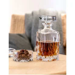 Nachtmann 0091899-0 Noblesse Whisky-Set, 1 X Karaffe/Dekanter + 2 X Whisky-Becher, Klar (1 Set) -Leonardo Verkäufe fca80771fdb1bf523a87722b9f8bd1d6