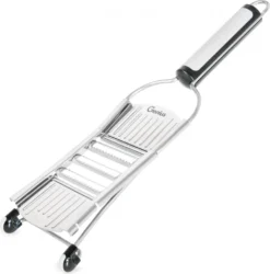 Genius Nicer Dicer Speed Set 7-tlg Gemüsehobel - Gemüseschneider Mit 3 Einsätzen & Schneidguthalter | Parmesanreibe, Juliennereibe Und V-Hobel -Leonardo Verkäufe fd9f3f79efa9132a38fdd1068ae72d49