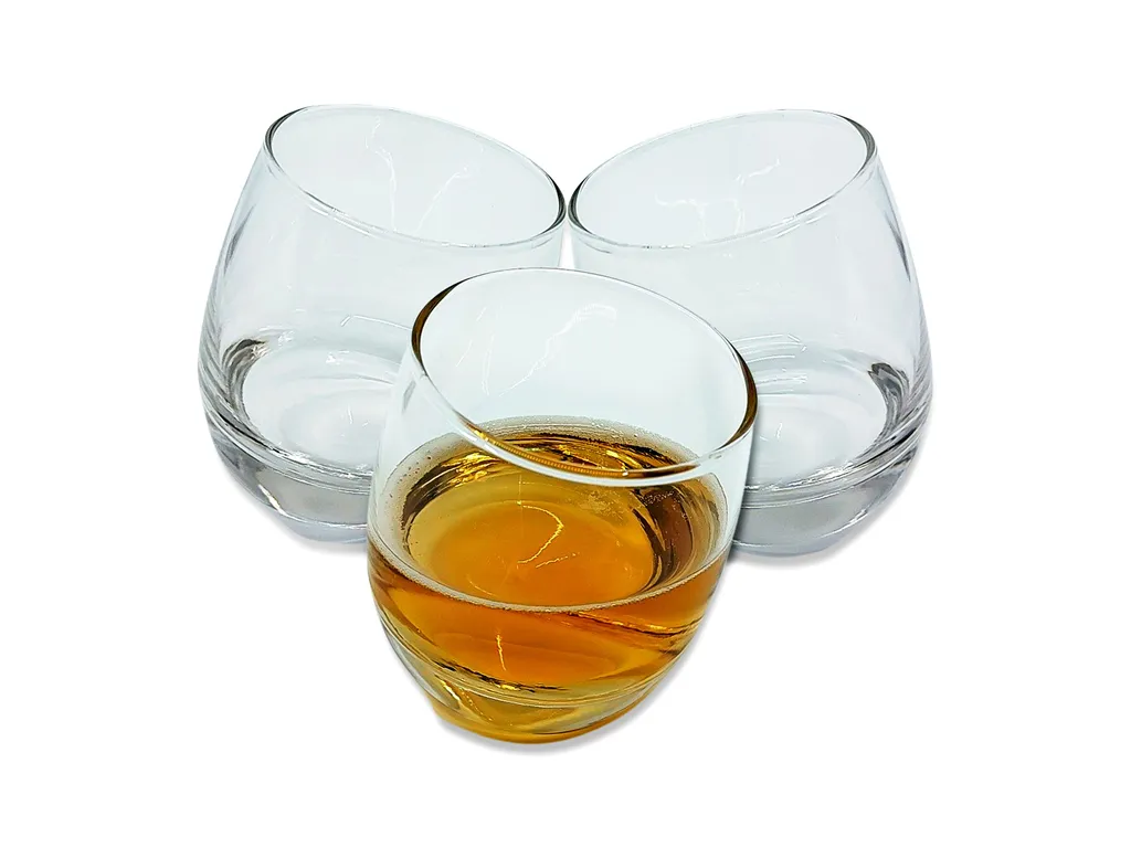 6 X Bar Rocking Whisky Glas Whiskey Trinkglas Gläser - Runder Boden 200 Ml 2 6 X Bar Rocking Whisky Glas Whiskey Trinkglas Gläser - Runder Boden 200 Ml – Bild 2