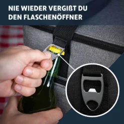 Obics - Kühltasche Gross Faltbar 30l Kuehlbox Isoliertasche Grau Für Essen In Tupperware Für Auto Mit Fächer Lunchtasche Camping Zubehör Für Picknick Essenstasche Isoliert Und Wasserdicht Für Arbeit -Leonardo Verkäufe fe21b5ca8f0b8482c70abd19b5082d29