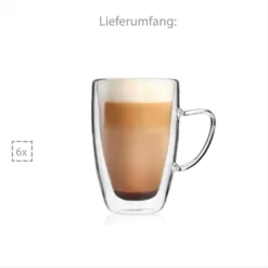 Sänger SÄNGER Doppelwandiges Cappuccino Gläser Set Mit Henkel 6 Teilig 9 Sänger SÄNGER Doppelwandiges Cappuccino Gläser Set Mit Henkel 6 Teilig -Leonardo Verkäufe fe2a5447460709e18e23cc7f6daf7664