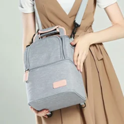 Kühltasche Für Muttermilch, Babyflasche, Wasserdicht, Für Gefrierschrank, Mama, Reiserucksack, Tragbar, Wärmeisoliert, Lunchbox Für Damen, Herren, Kinder, Große Kapazität, Handtasche,Grey -Leonardo Verkäufe ff023b9d85d6c9fcd57ef4583fd7df07