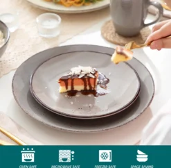 Vancasso Navia Nature 16 Teilig Kombiservice, Geschirrset Aus Steingut In 4 Farbkombi (Erdfarben, Hellblau, Cremefarben, Beige), Vintage Design -Leonardo Verkäufe ff2fa7d12bc3b9472be7c3954f64091d