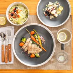 Tafelservice, Vancasso SEESAMI 16-teiliges Kombiservice Aus Steinzeug, Geschirrset Im Modernen Aussehen Für 4 Personen -Leonardo Verkäufe ffcffaac0f34f554924523c68dc81713