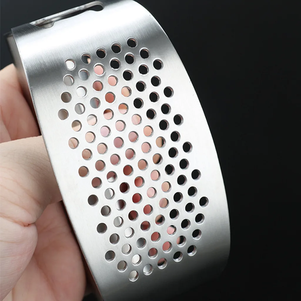 Knoblauch Ingwer Presse, Knoblauchpresse, Crusher Squeezer Stampfer 430 Edelstahl Crusher Squeezer Für Knoblauch Ingwer 7 Knoblauch Ingwer Presse, Knoblauchpresse, Crusher Squeezer Stampfer 430 Edelstahl Crusher Squeezer Für Knoblauch Ingwer – Bild 7